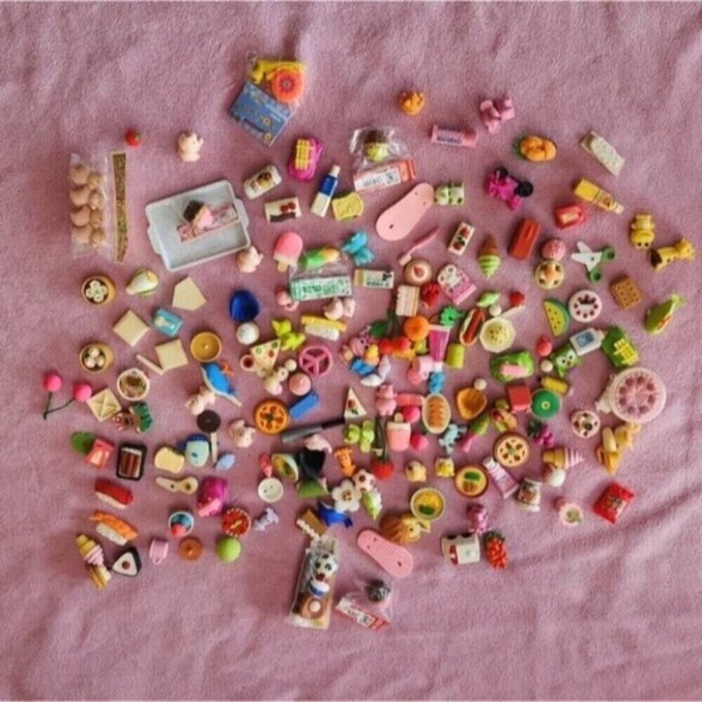 Japanese Puzzle Erasers
